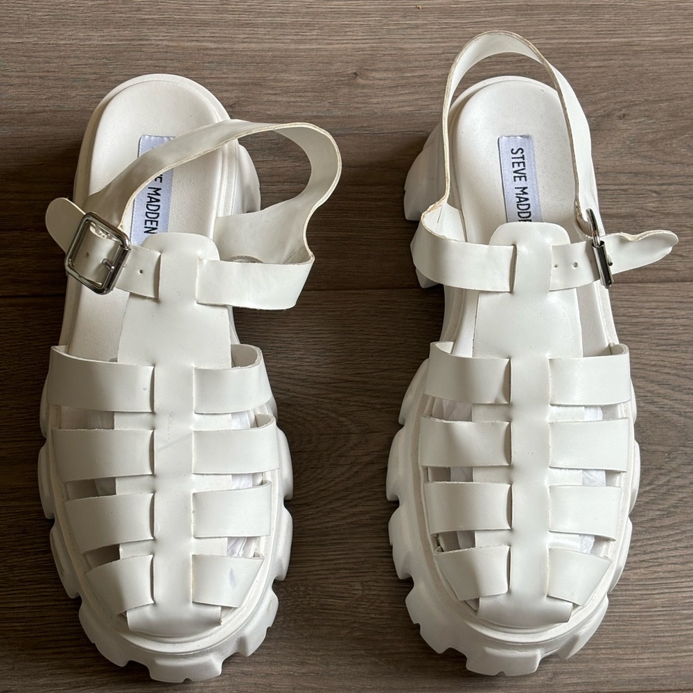 White women’s sandals